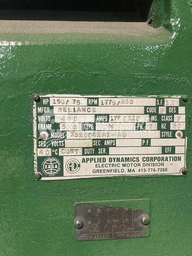 Used Sterling Plastic Machine Corp LD24-1 4.5 inch Extruder Peletizing LIne