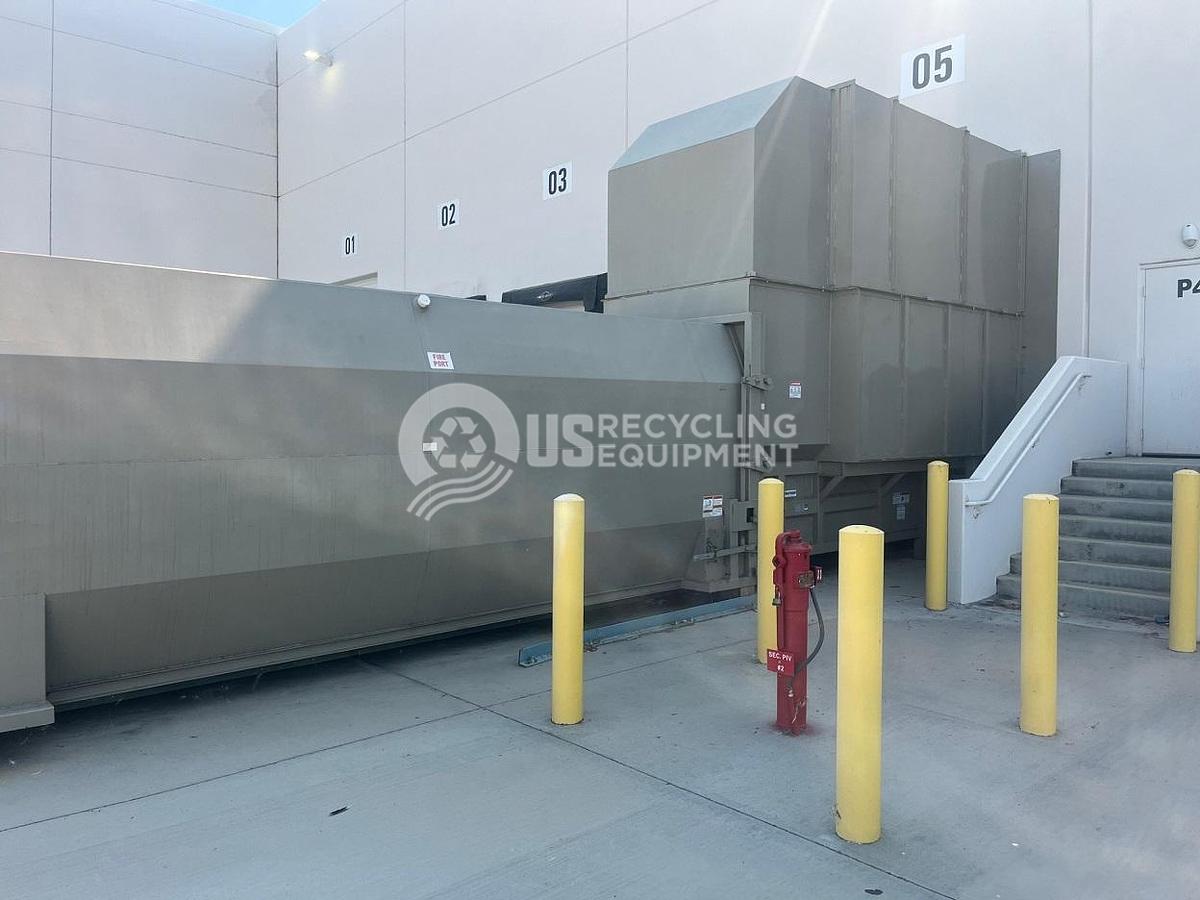 Used 2020 Wastequip Two (2) 345-IP 3YD Stationary