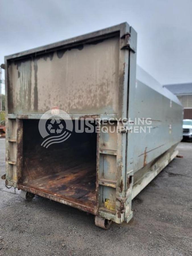 Used Marathon / Wastequip Two (2) 40 Yard Octagon Reciever Boxes