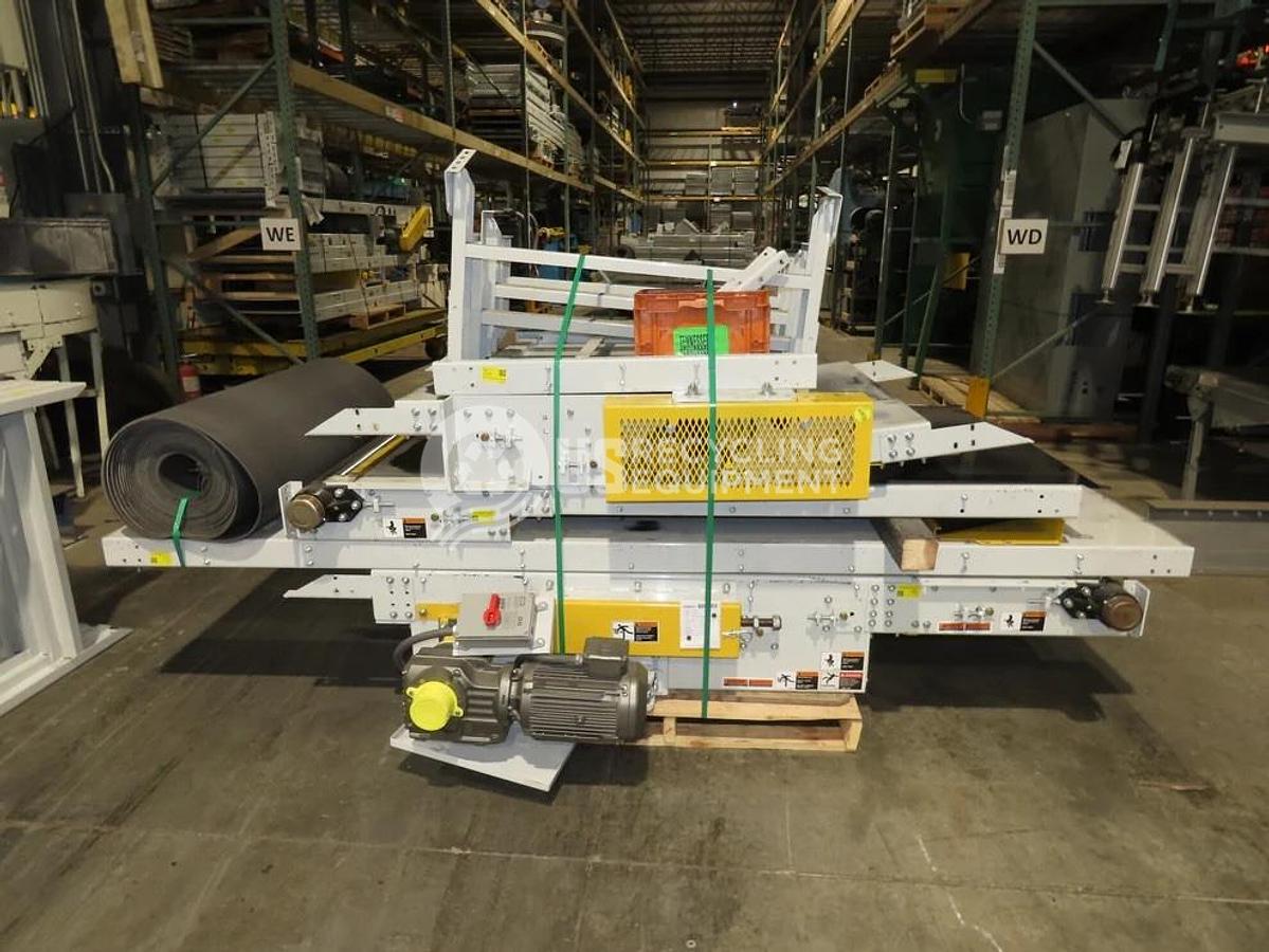 Used Hytrol 43 inch x 31 foot Inclined Conveyor