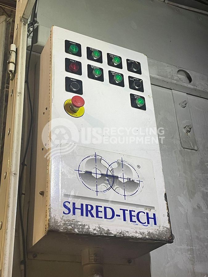 Used Shred-Tech 25GT Shredder with Cart Tipper
