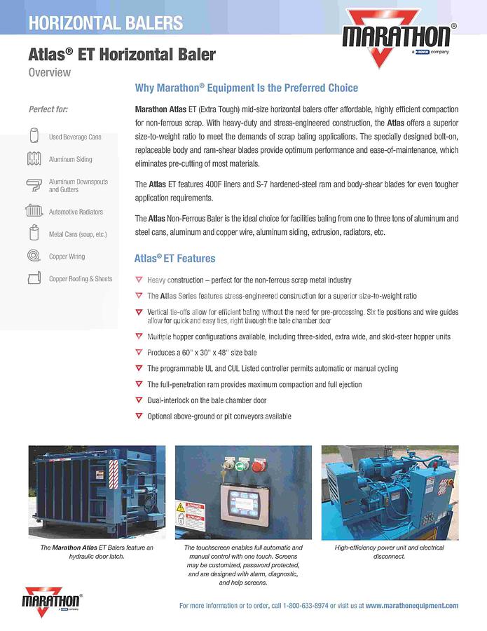 Used 2006 Marathon Atlas ET