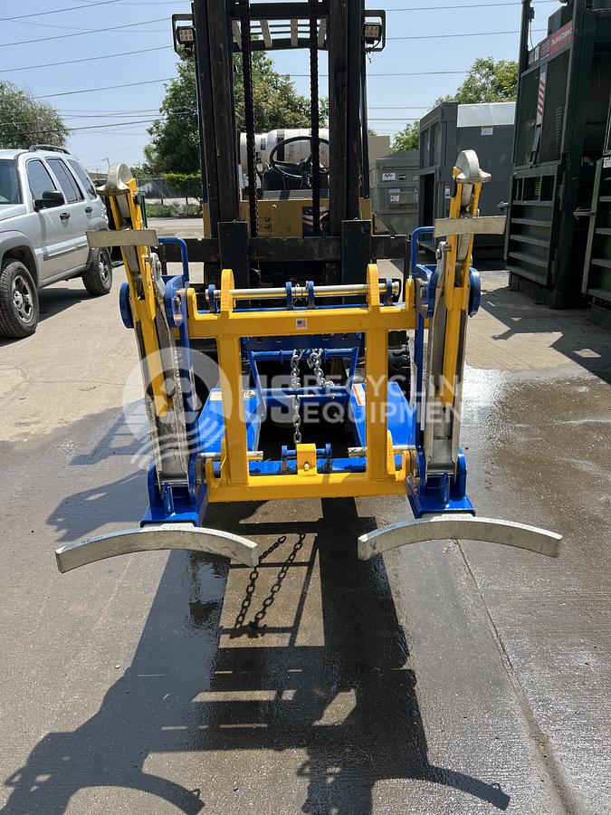 Used Vestil Automatic Eagle Beak 2 Drum Holder