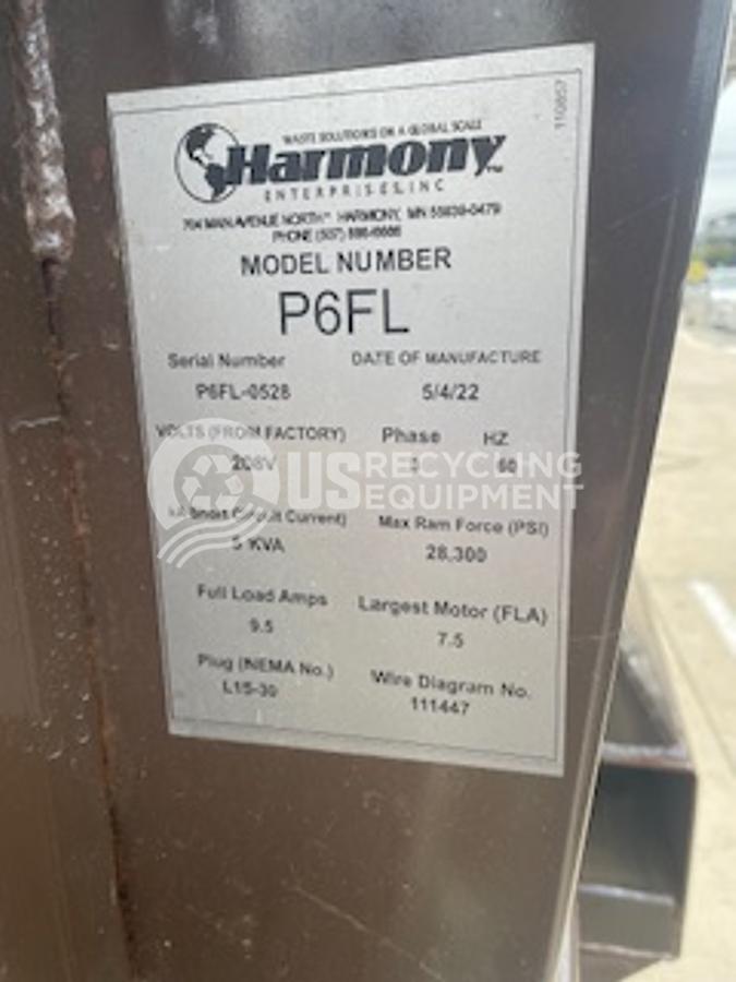 Used 2022 Harmony P6 Front Load