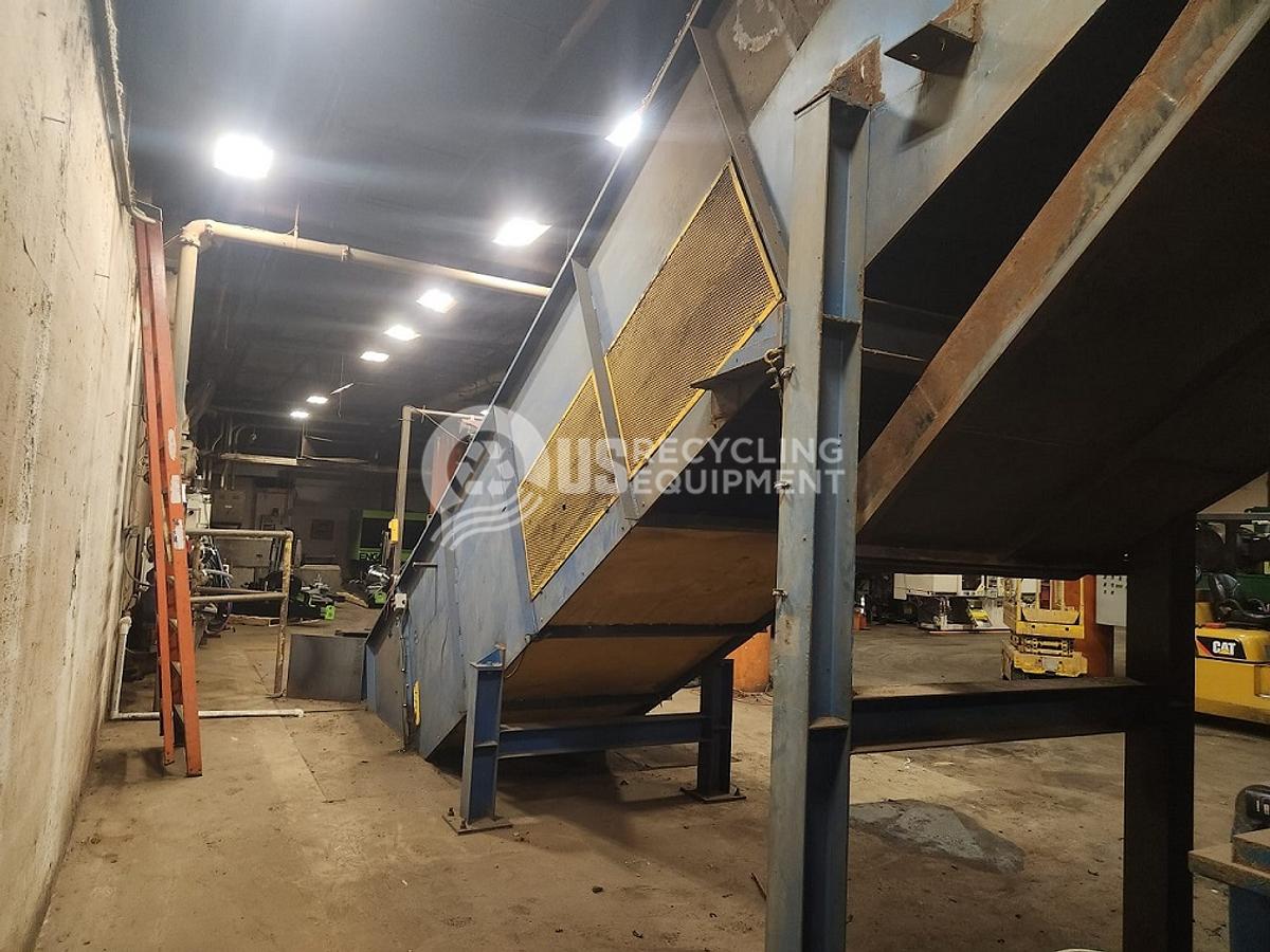 Used Hustler 26' x 48" Infeed Pit Conveyor