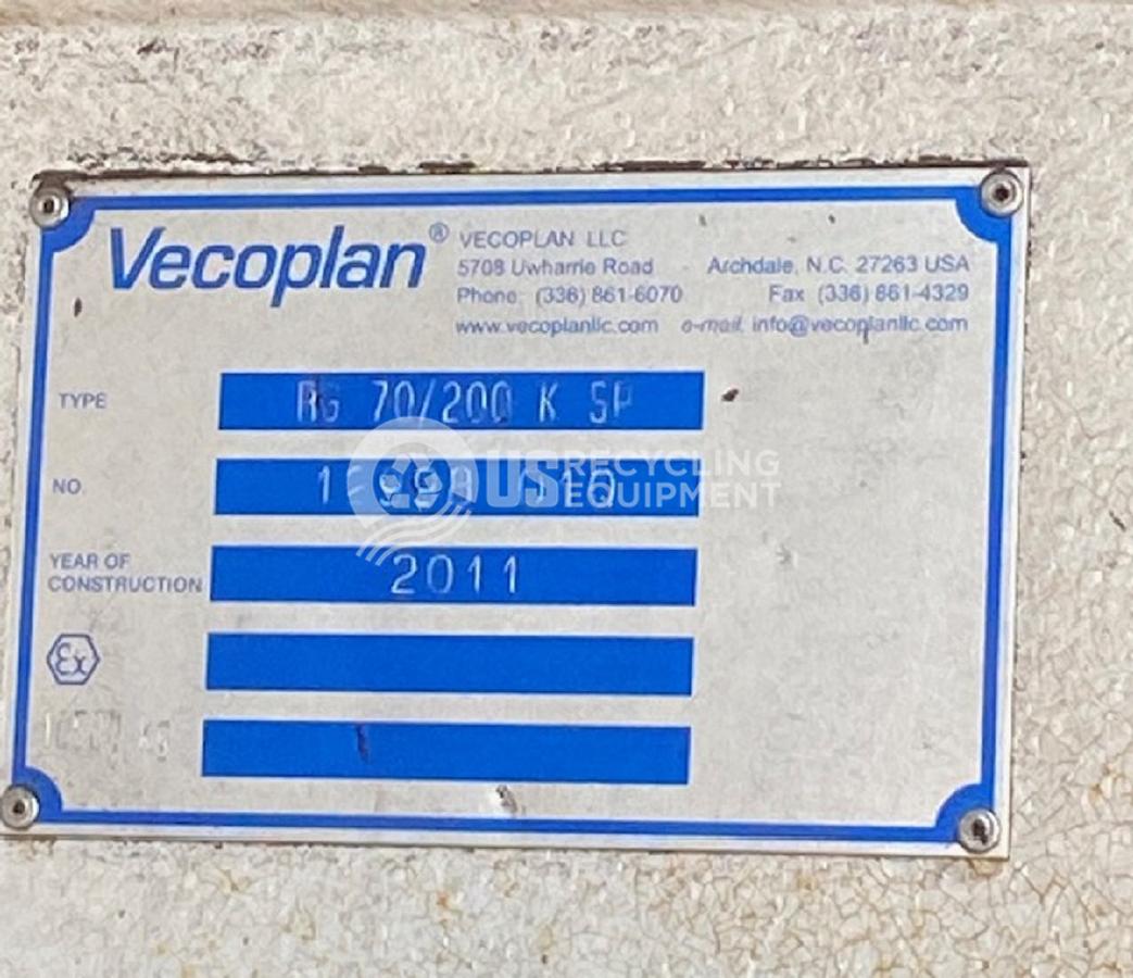 Used Vecoplan RG 70 Single Shaft Shredder