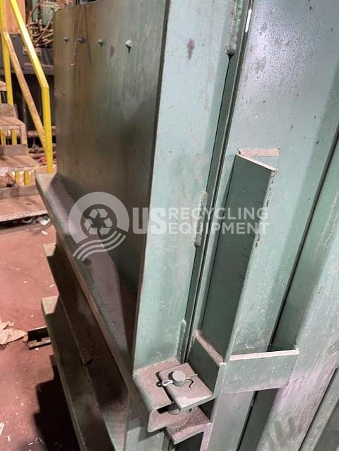 Used Consolidated Baler STDC-2 36 inch Vertical Cloth/Cardboard Baler
