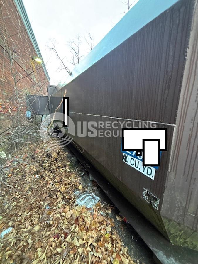 Used Accurate 2Yard Stationary with 40Yard Receiver Box