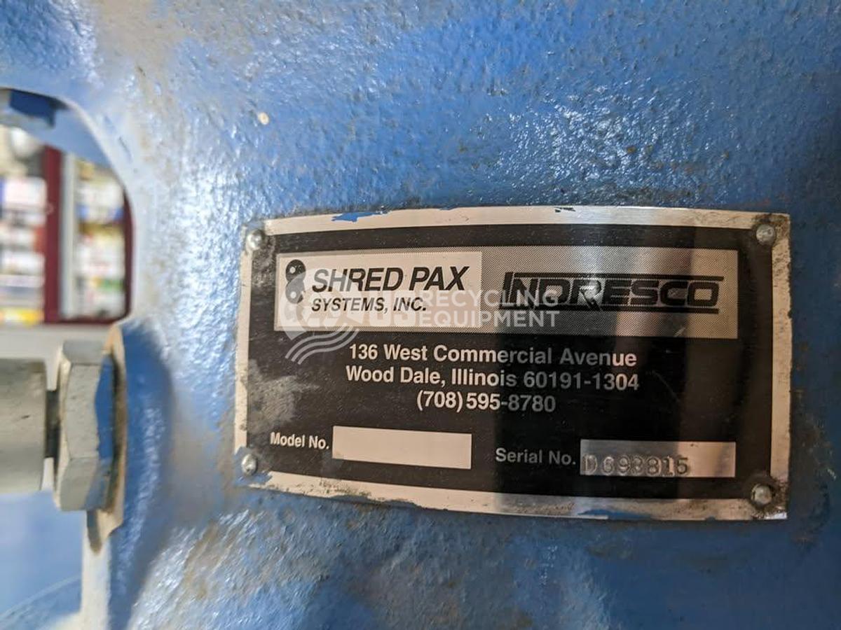Used Shred-Pax Tech Dual Shaft Shredder