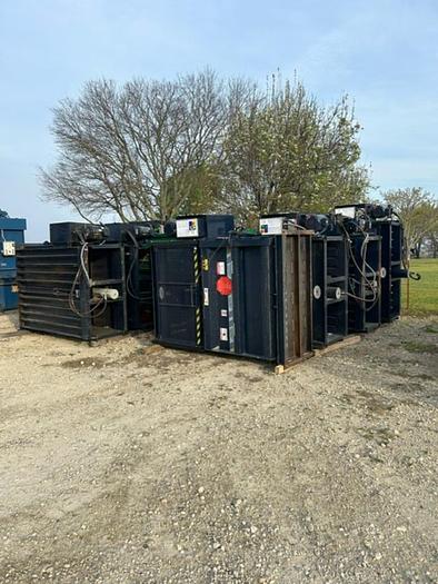 Used JV Manufacturing Five (5) VB-60 Vertical Balers