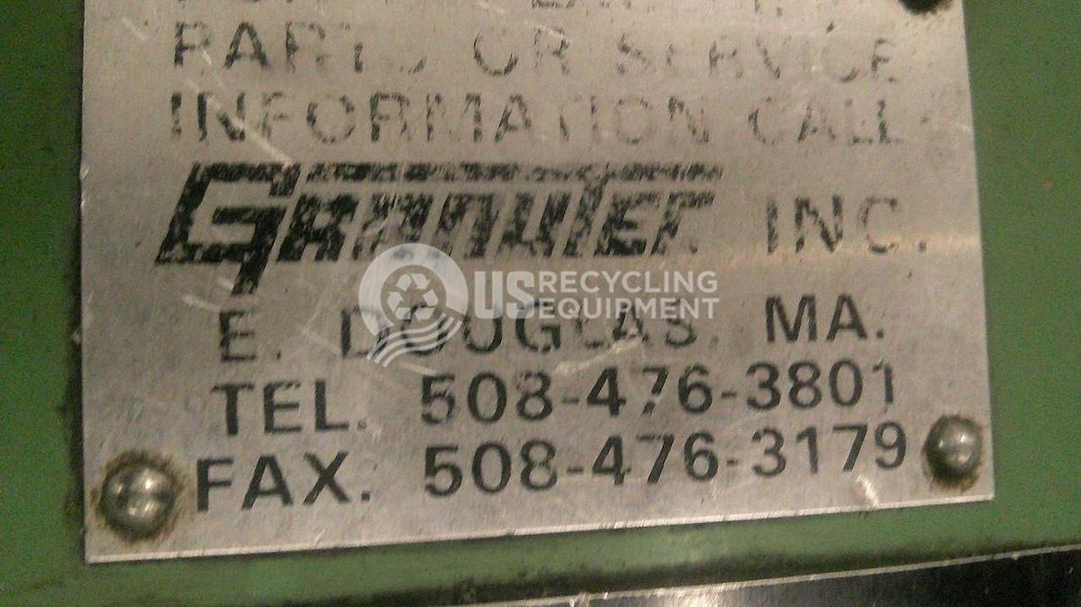 Used Granutech 1FG1624-50 50HP Granulator