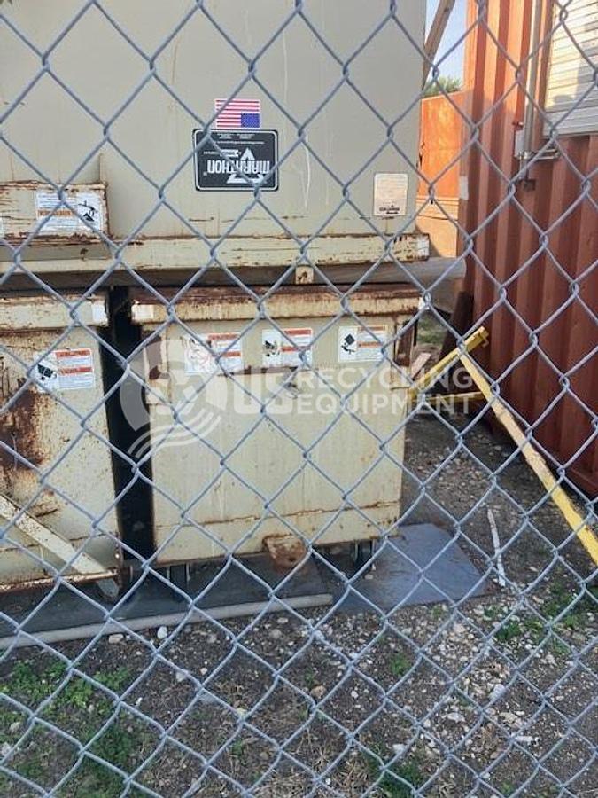 Used Marathon Twenty-Seven (27) 2 Yard Towable Containers