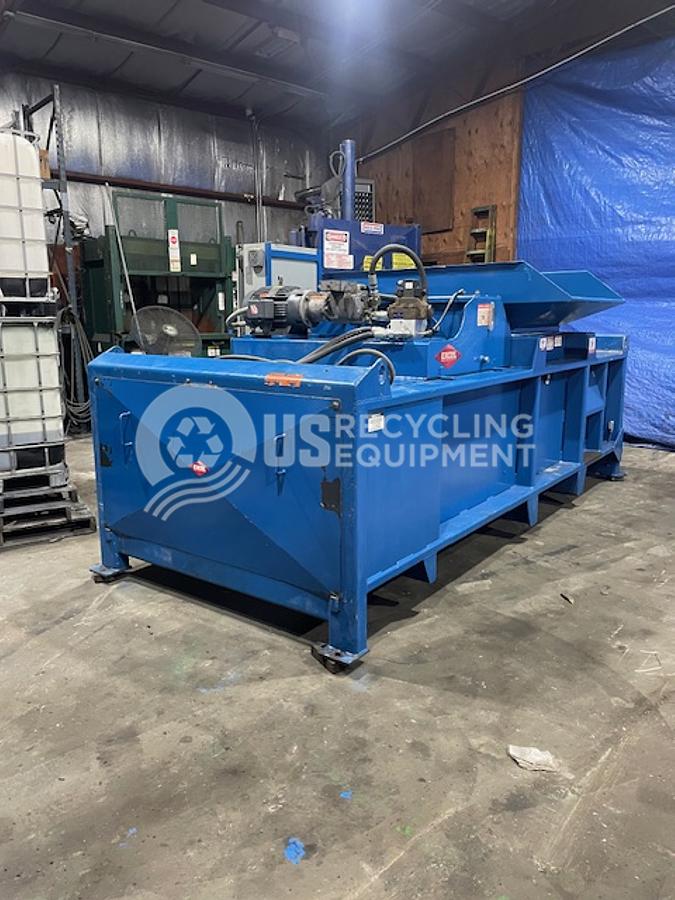 Used 2011 Excel EX-62 Full Penetration Baler with Excel Cart Dumper