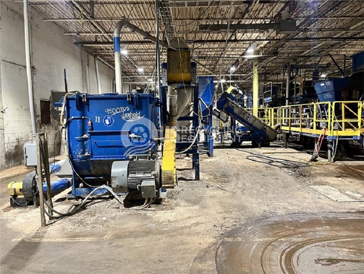 Used 2014 Herbold Plastics Recycling Complete Wash Line