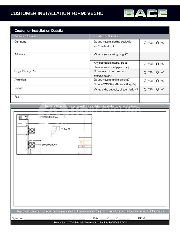 Used Harmony/Bace/PTR Six (6) 60" Vertical