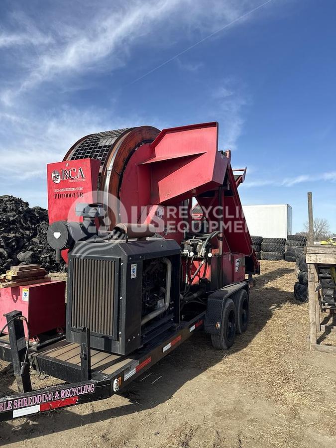Used BCA PD1000 TIR Mobile Dual Shaft Shredder