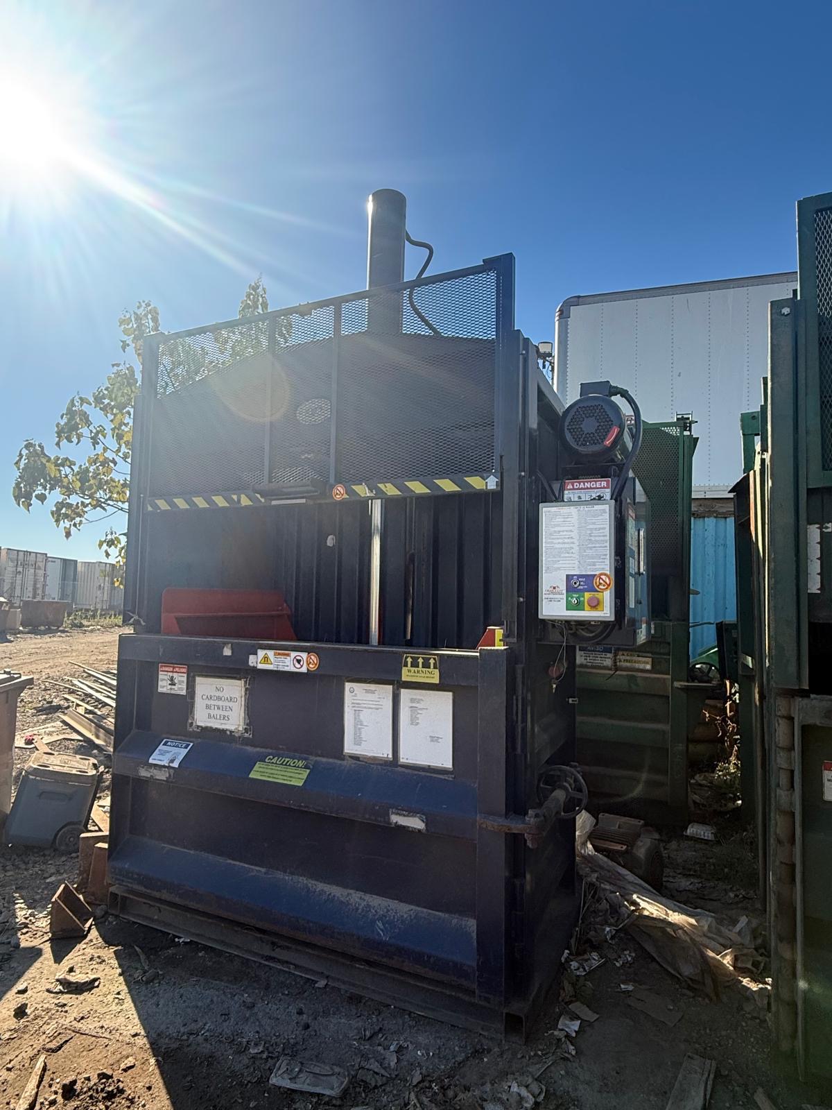 Refurbished 2016 JV Manufacturing/Cram-a-Lot VB-72-H-DC Vertical Baler
