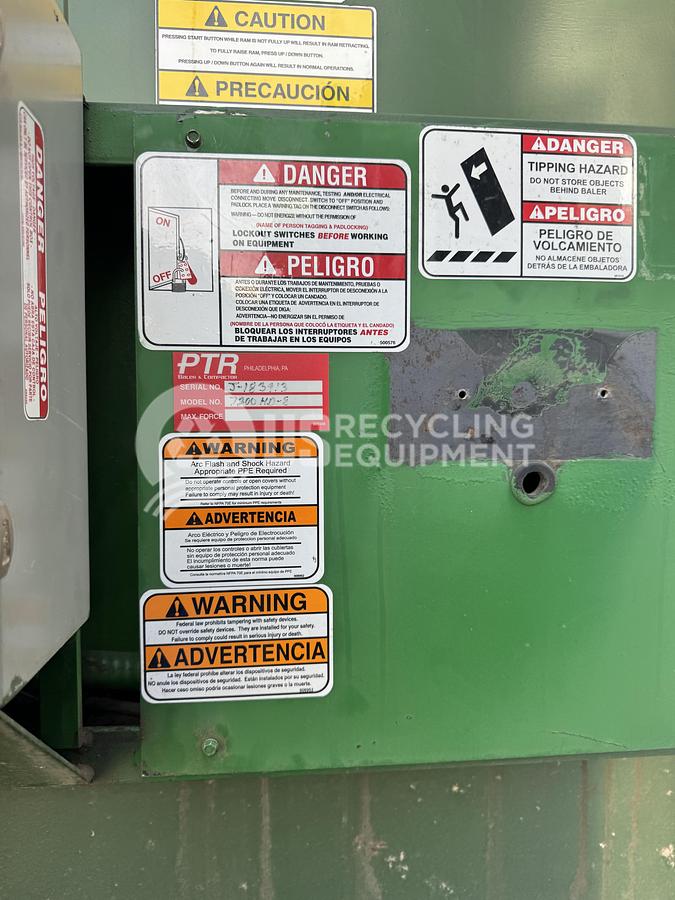 Refurbished 2018 PTR 7200HD-8 Vertical Baler