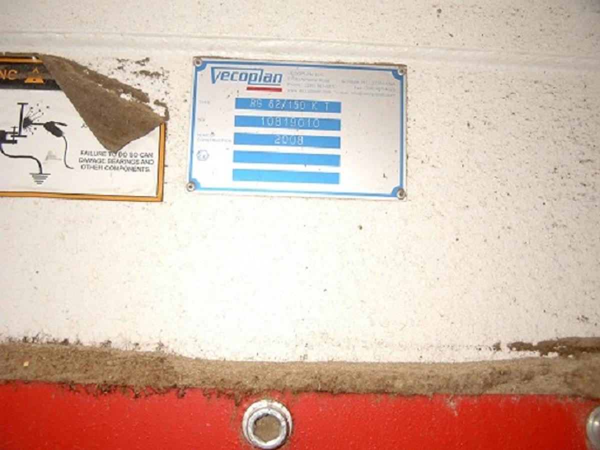 Used 2008 Vecoplan RG 62/150 K T Single Shaft