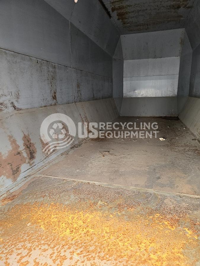 Used 2007 Sani-Tech ST-1546-36 Auger Compactor with (2) Receiver Containers