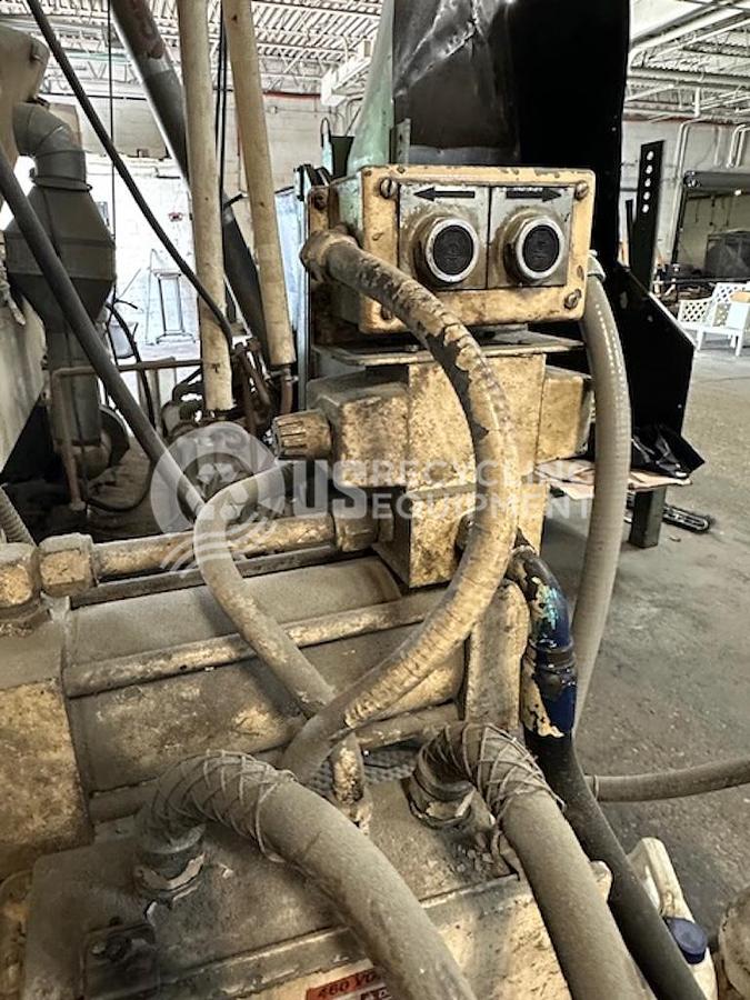 Used Welex 2008732 Single Screw Extruder with Pelletizer