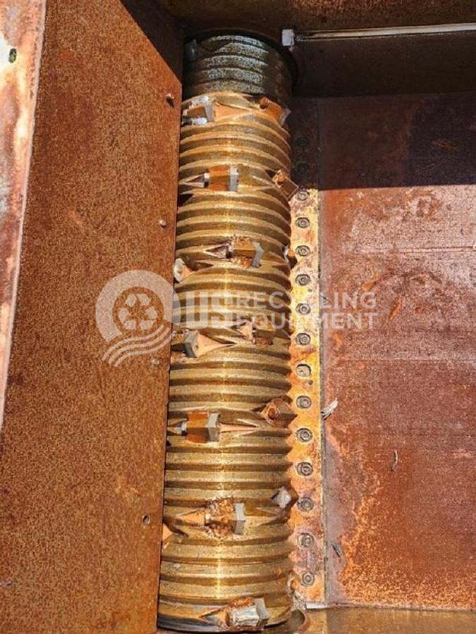 Used Vecoplan 60 HP Single Shaft Shredder