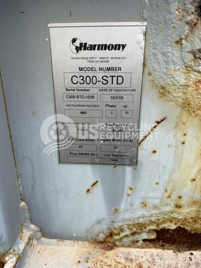Used Harmony Three C-300-STD Self Contained Compactors