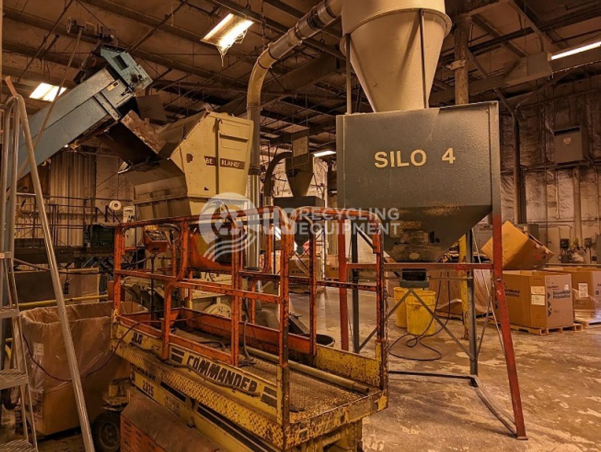 Used Republic/Cumberland Split-Apart Shredder & Granulator System