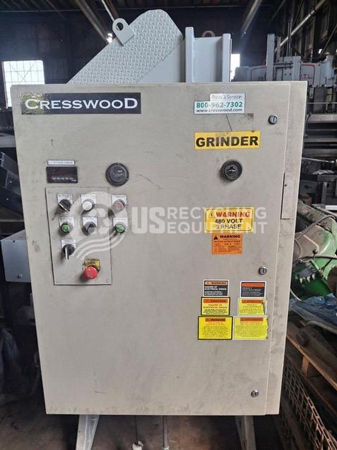 Used 2016 Cresswood HF-30-30SR Single Roter Shredder