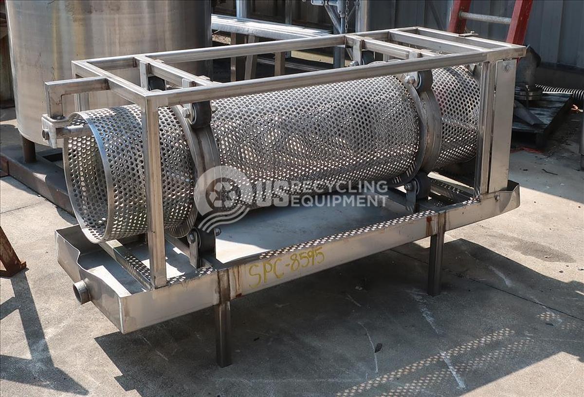 Used Unknown Manufacturer: Used 60" Stainless Trommel Screener