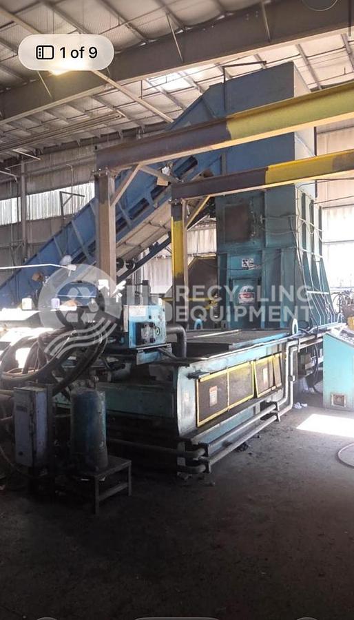 Used 2005 IPS 1388-200 Two Ram Horizontal with infeed conveyor