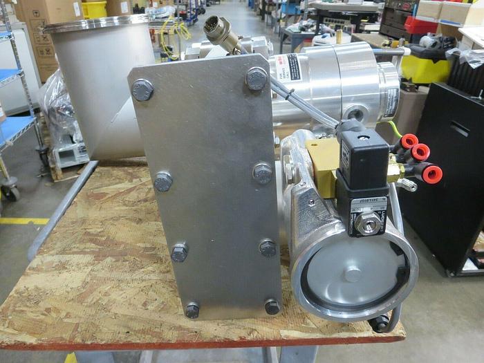 Used Oerlikon/Leybold, 151/361, Turbo Vacuum Pump W/VAT Gate & VAT Motorized Valve