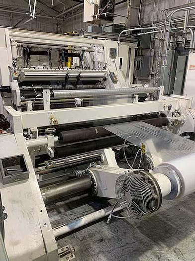 Used 60" KAMPF DUPLEX TURRET SLITTER REWINDER MODEL KS106A