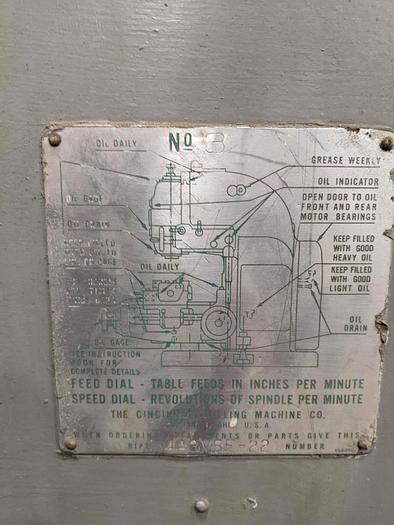 Used Cincinnati #315-16DT Vertical Mill