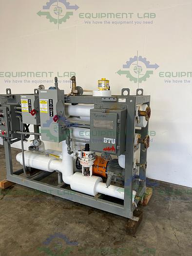 Used BTU  Glycol Skid w/ Warren Electric HF-30 Heating Element, Goulds 3196 Pump