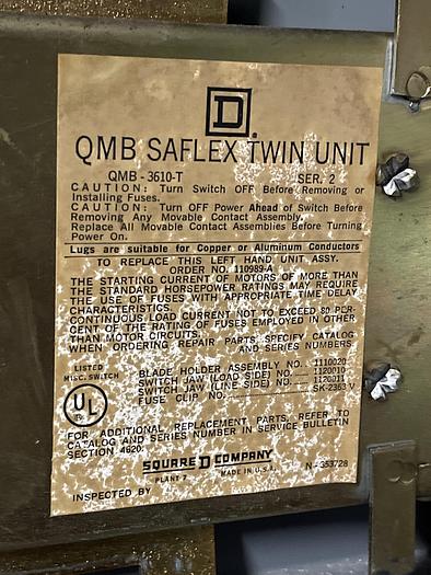 Used QMB-3610T Ser T  D