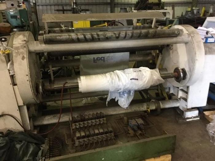 Used 60" WIDE PADANE TURRET REWIND W/ SPLICING KNIFE