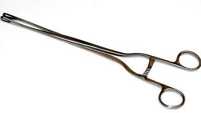 Used Forceps Uterine Polypus and Ovum Bonney 240mm (9-1/2in)
