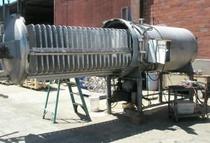 Used Filter, Pressure Leaf, 330 SF, S/st, 75 PSI, Coppersmithing, #S737134