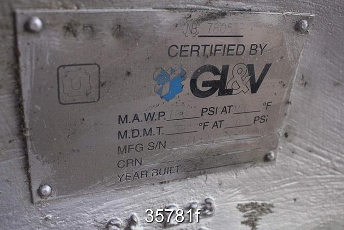 Used Gl&V Dryer Can, 99.5" Face width, 107" with Rope Ring #35781