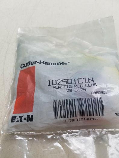 Cutler-Hammer 10250TC1N Plastic Red Lens