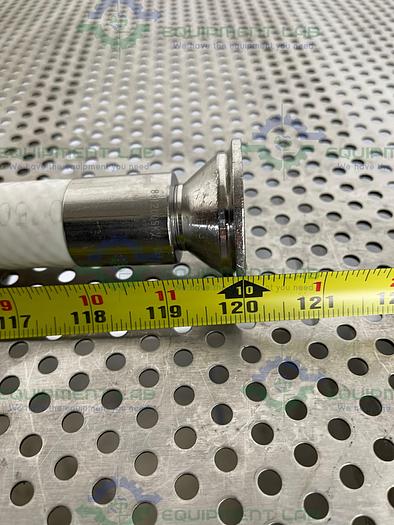 Used Sani Tech  STHT-R-HD-0750 120" Silicone Hose w/ 1 1/2" Sanitary Fitting