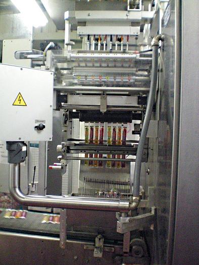 Used LIQUID STICKPACK SACHET MACHINE WITH FLOWPACK WRAPPER used for ice pops