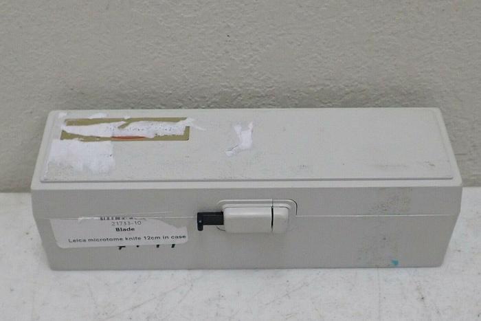 Used Reichert Jung Microtome Knife, 12 cm, in Case