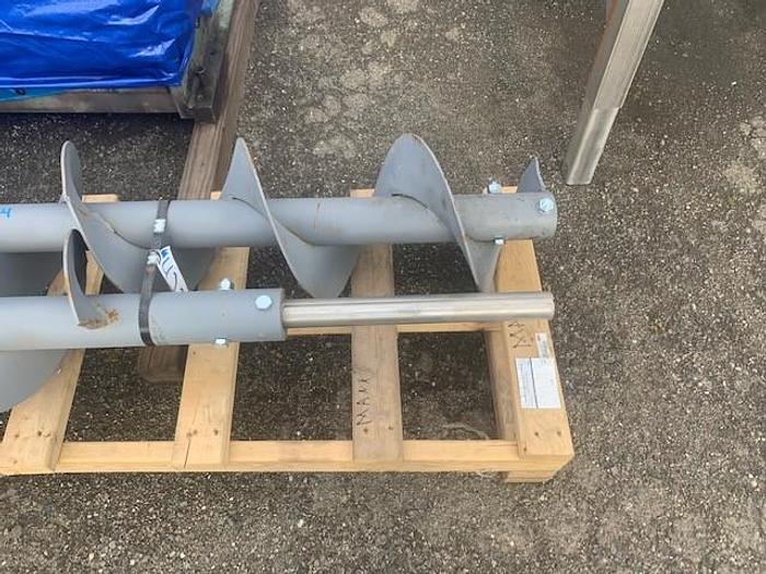 Used 12" Diameter x 28" Mild Steel Auger Screws