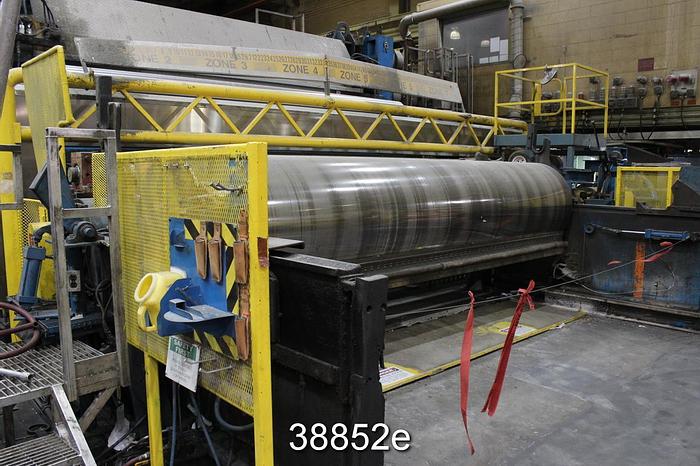 Used Pusey And Jones Horizontal Track Reel with 194x42" Diameter Reel Drum #38852