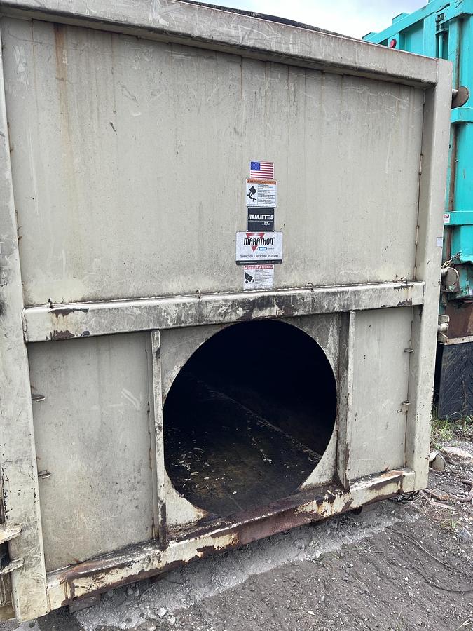 Used Marathon AST 2017 Auger Compactor with 40yd Receiver Box