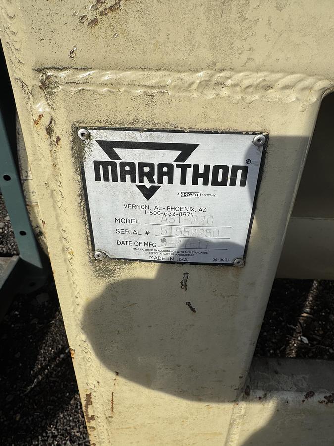 Used Marathon AST 2017 Auger Compactor with 40yd Receiver Box