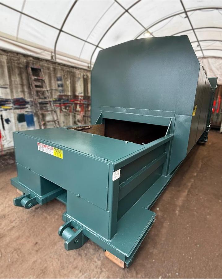 Used Bace 30 yard Self-Contained Compactor Operational