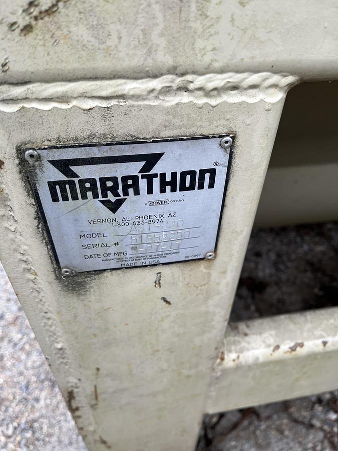 Used Marathon AST 2017 Auger Compactor with 40yd Receiver Box